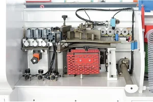 Orange machine parts